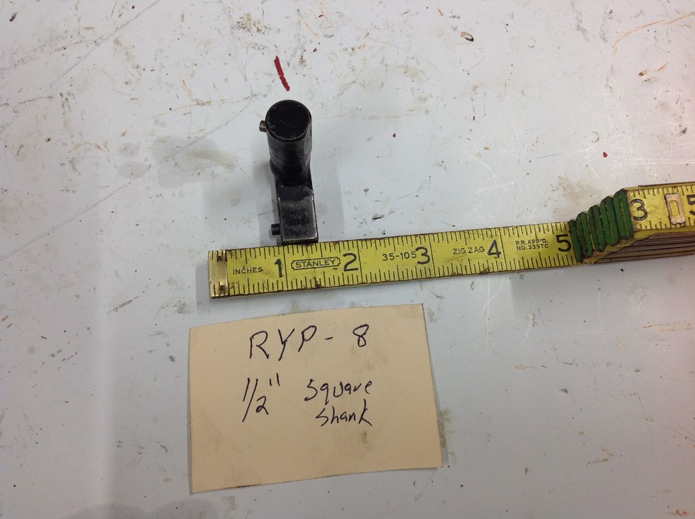 Belknap RYP-8, 1/2" Plain Square Drive Interchangeable Torque Wrench Head