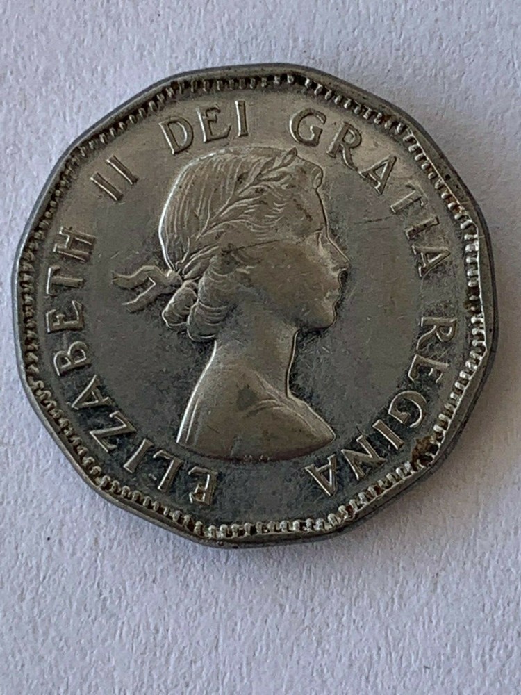 1954 Canada 5 Cent Coin