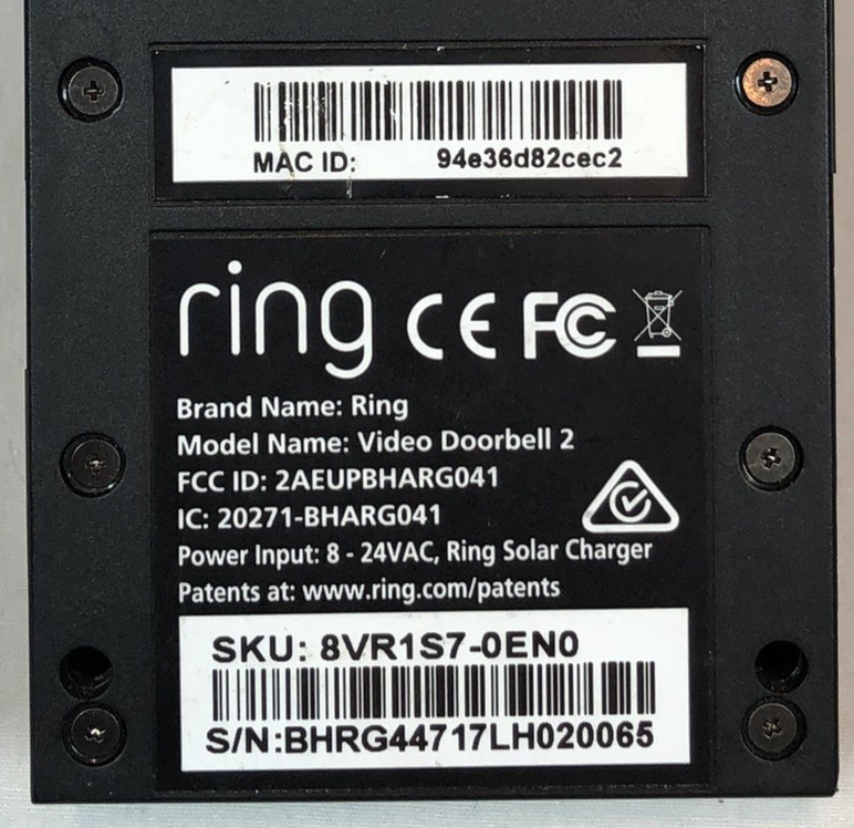 Ring Video Doorbell 2 Motion Security Camera