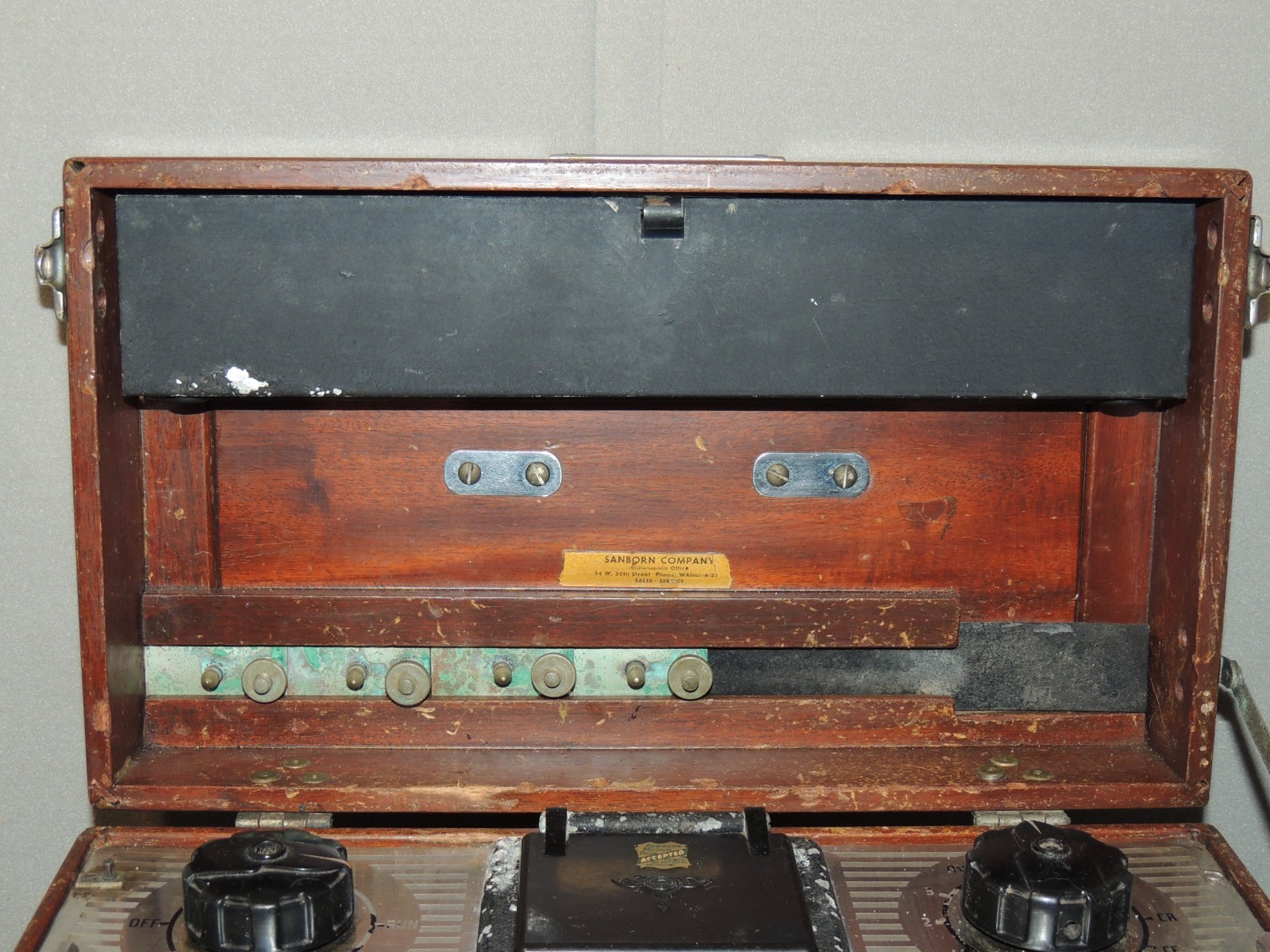 Vintage Sanborn Viso Cardiette Electrocardiograph Machine