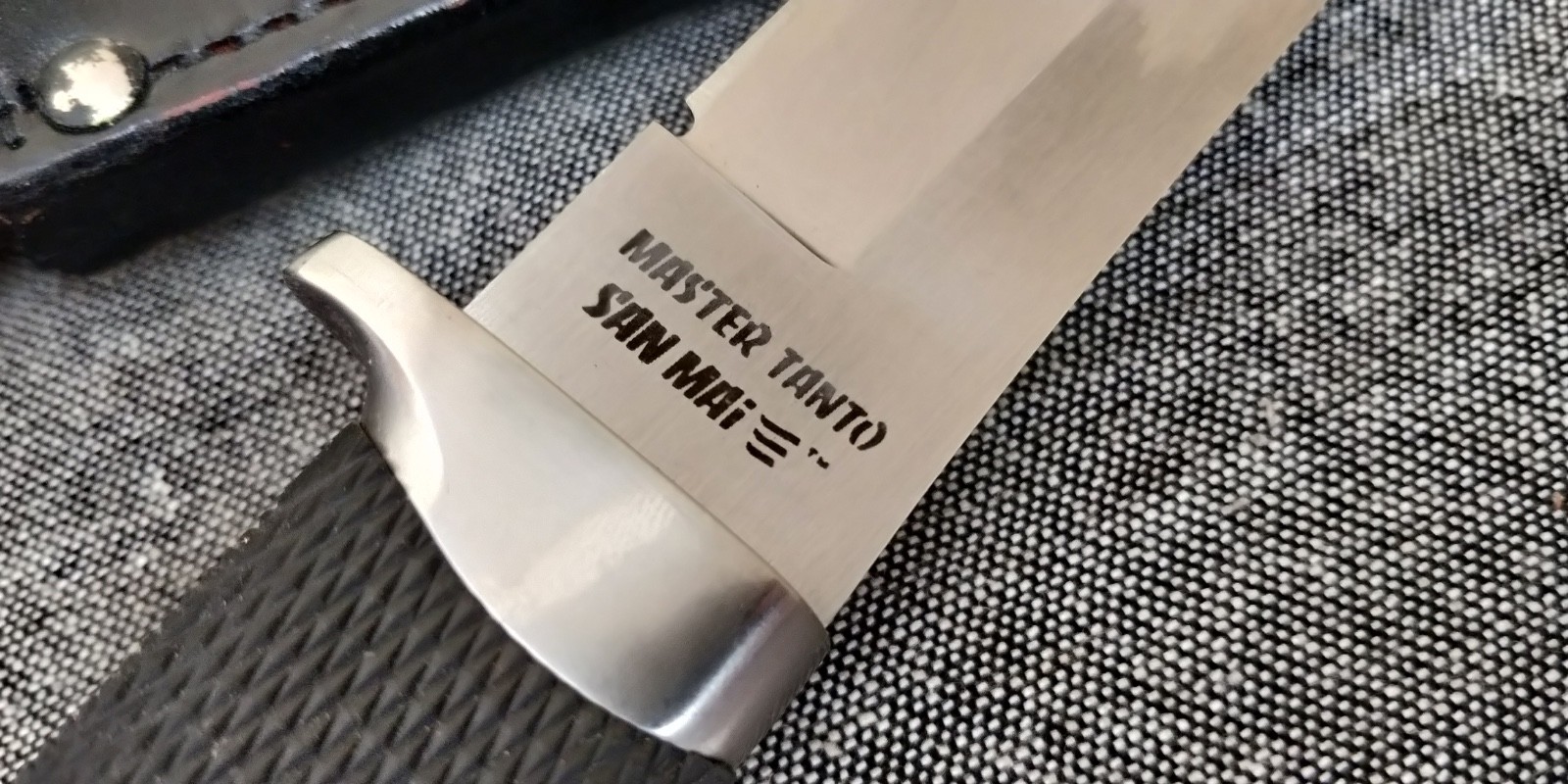 Vintage Cold Steel Inc JAPAN Master Tanto SAN MAI III in Fixed Blade Knife