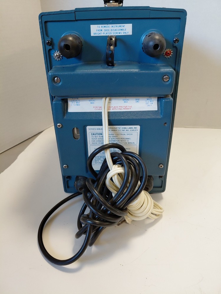 DRANETZ SERIES 606 UNIVERSAL DISTURBANCE ANALYZER With Printer