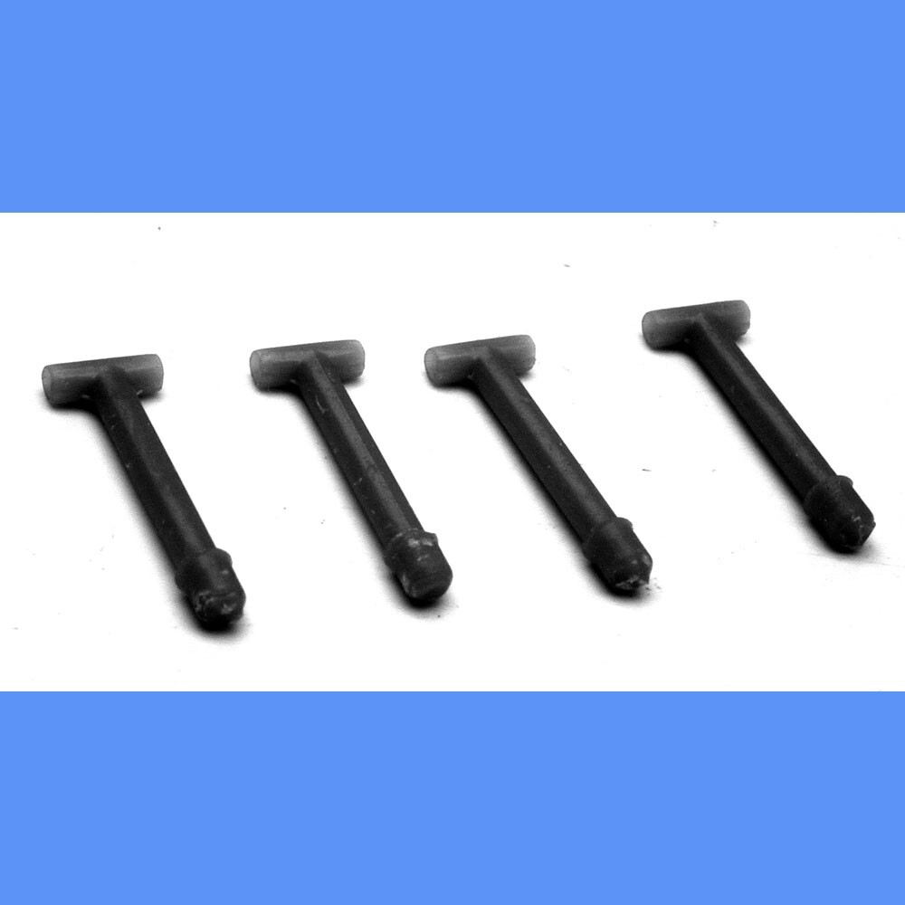 CABOOSE STACK Dark Gray (Quantity 4)  Resin Replacement for ATHEARN 53606 HO