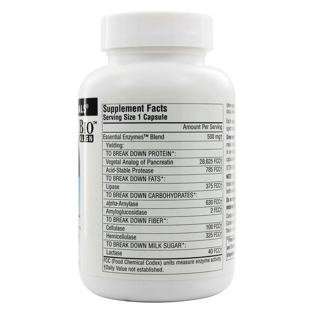 Source Naturals Essential Enzymes 500 Mg, 120 Capsules