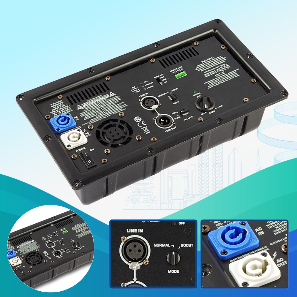 1000W 181A Power Module Subwoofer Continuous Class D Active Power Amplifier