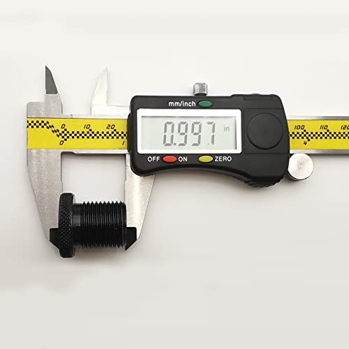 2 Pack Thread Adapters and Washers, 1/2 * 28-3/4 * 16, Black