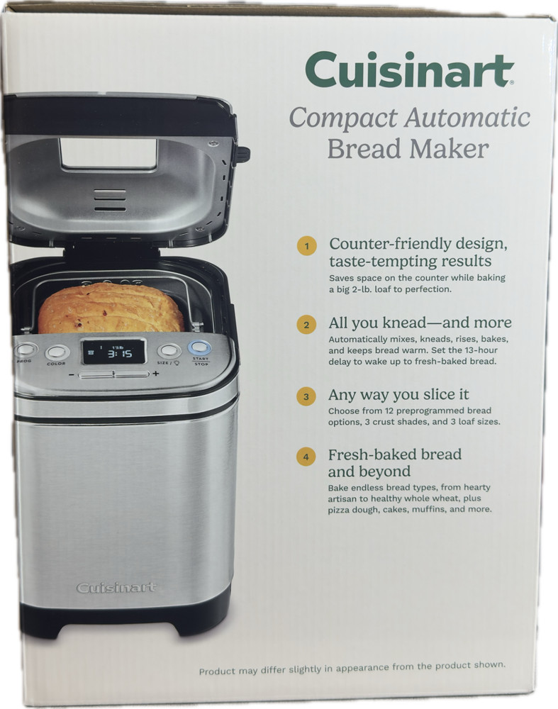 Cuisinart CBK11091 Compact Automatic Bread Maker (New in Box/Unused)