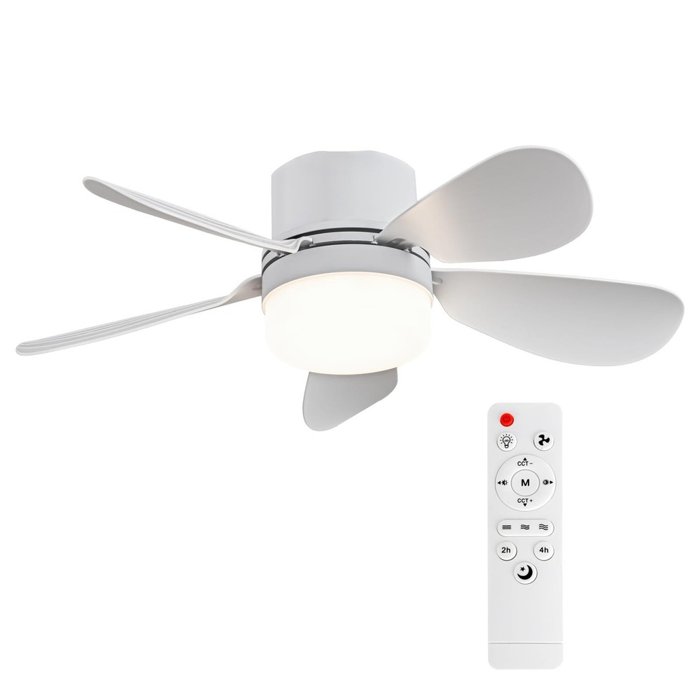 Screw-in Ceiling Fan Light E26E27 Base with Remote-Dimmable Socket Lamp for Home