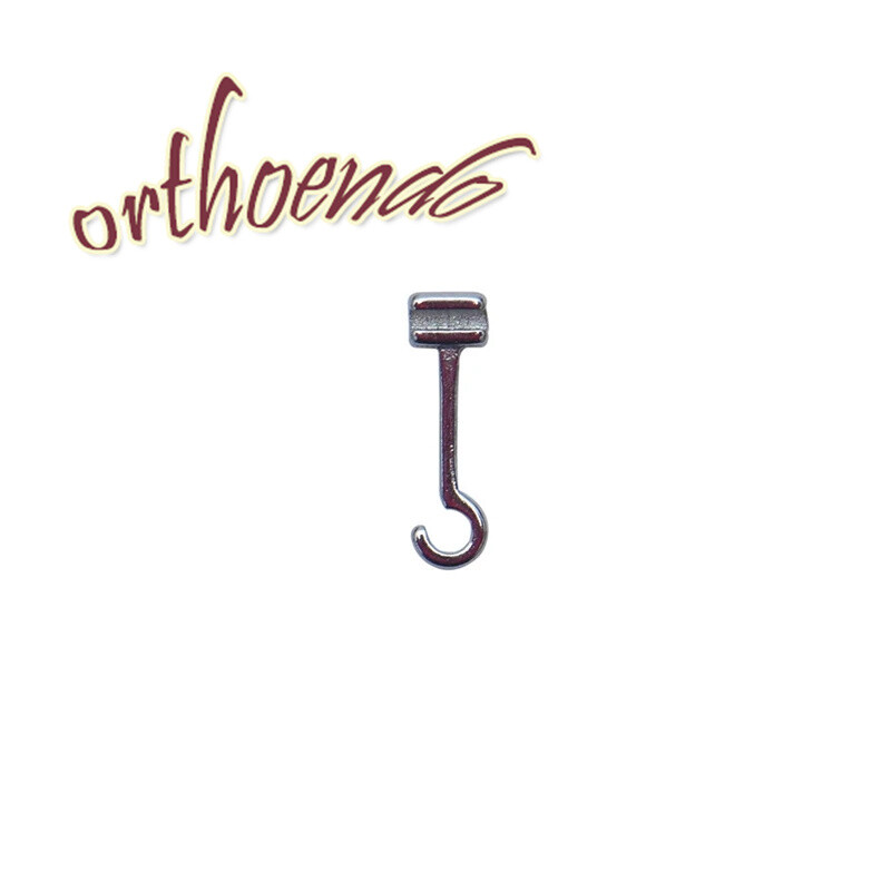 Dental Orthodontic Crimpable Hooks Question Mark Hook Long Curved Left & Right