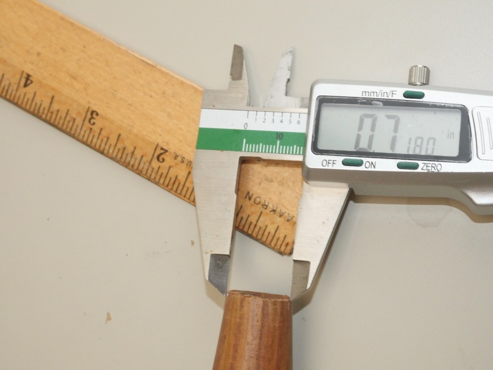 LARGE ROSEWOOD SLICK CHISEL HANDLE OLD TOOLS FOR TIMBER FRAMING CHISEL