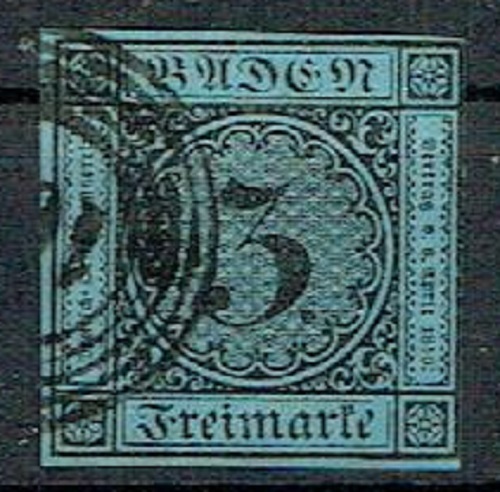 Bathing MiNr. 8 stamped splendid condition