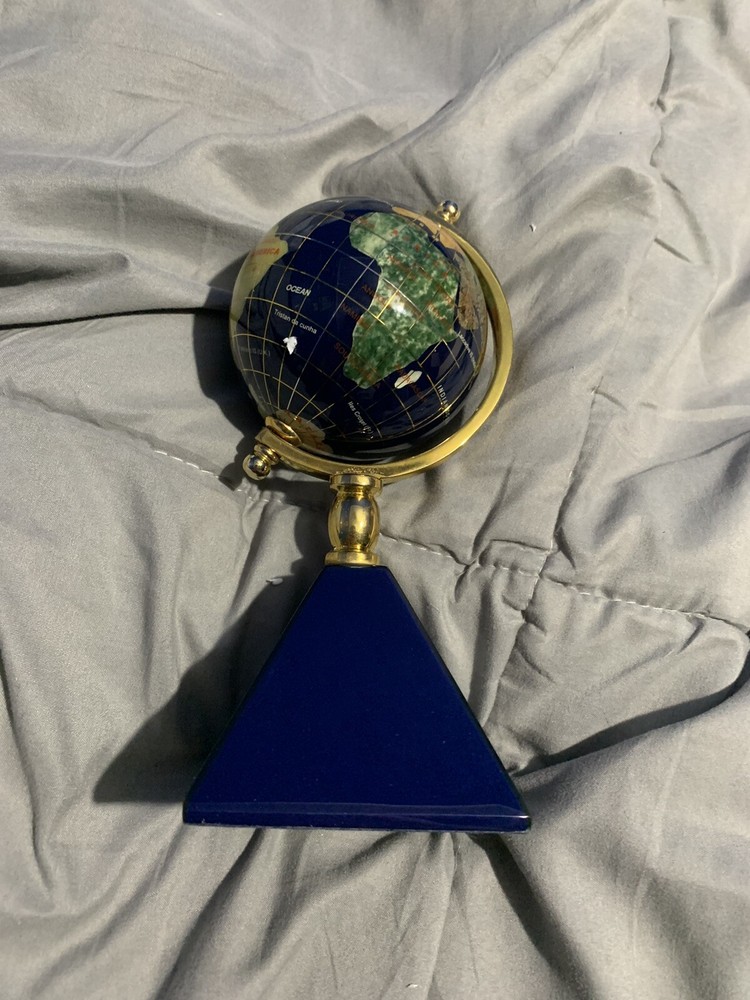 Gemstone Globe Clock The Smithsonian