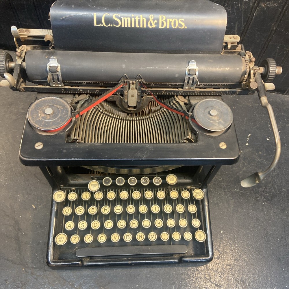 Antique LC Smith & Bros. Typewriter No. 8
