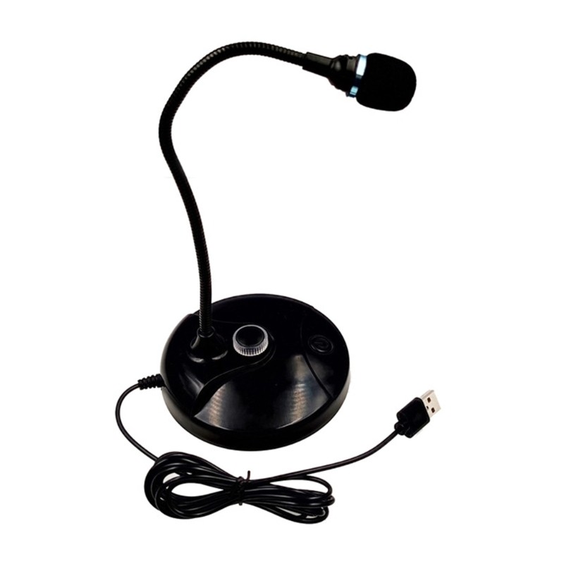 USB Microphone Studio Speech Chatting Singing USB Mic With Holder For PC Laptop