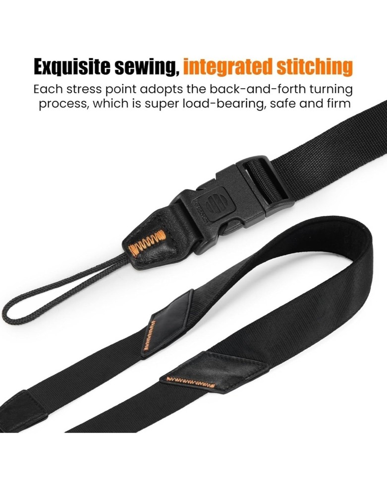 New Cwatcun High Quality Nylon EVA Microfleece Comfortable Durable Camera Strap