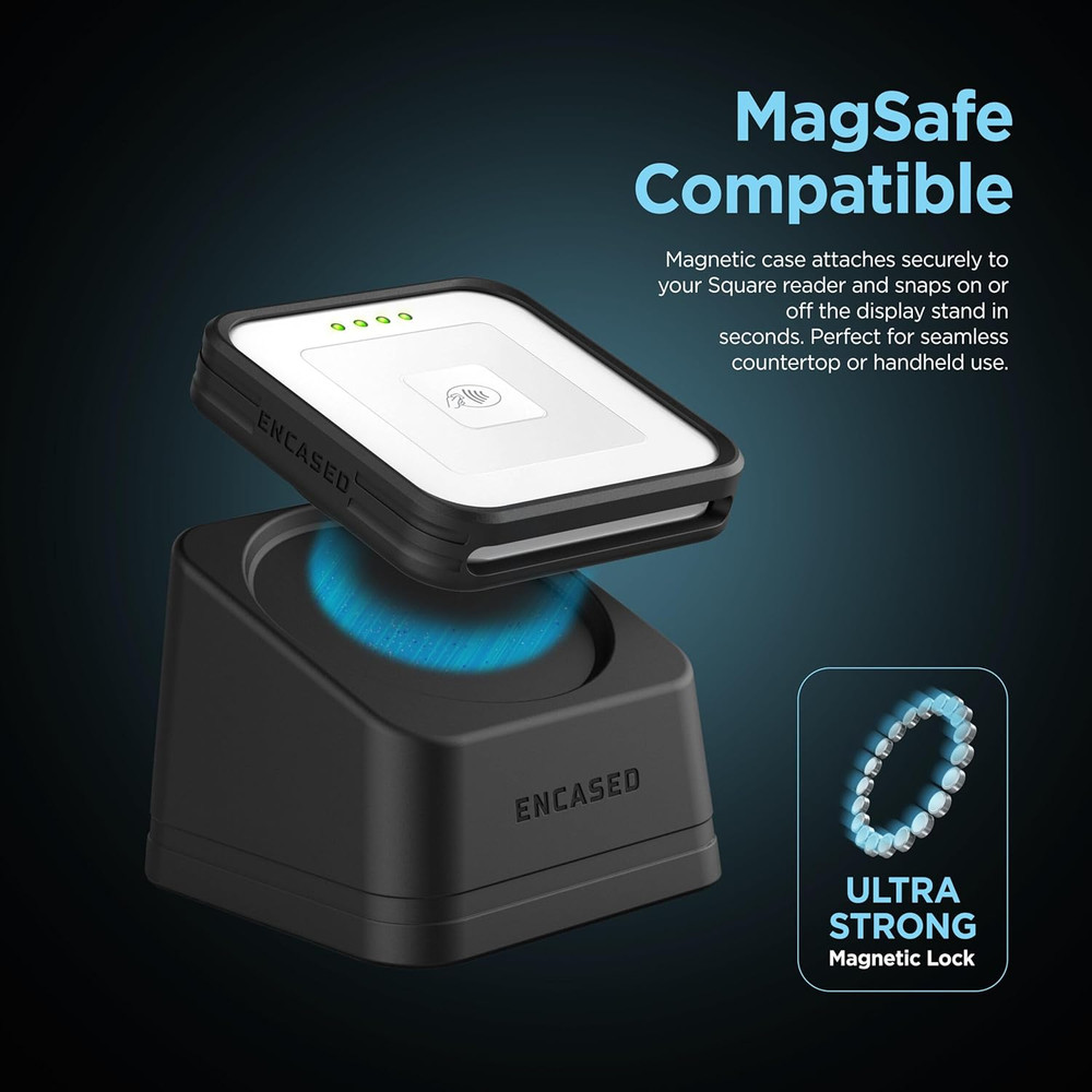 Dock Square Card Reader 2Nd Gen. Removeable Protective Case Magnetic Display Set