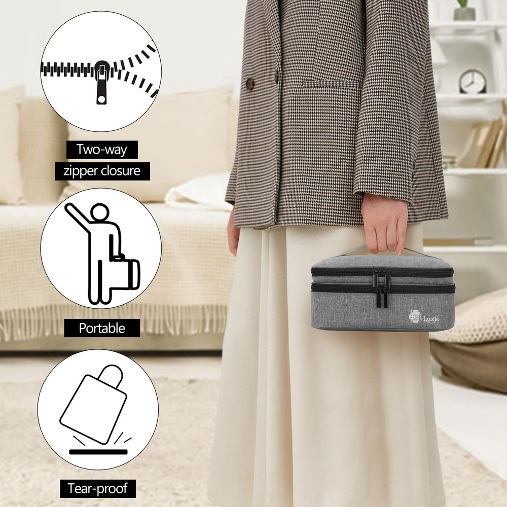 Double-Layer Sewing Supplies Organizer, Sewing Organizer for Needles, Thread,...