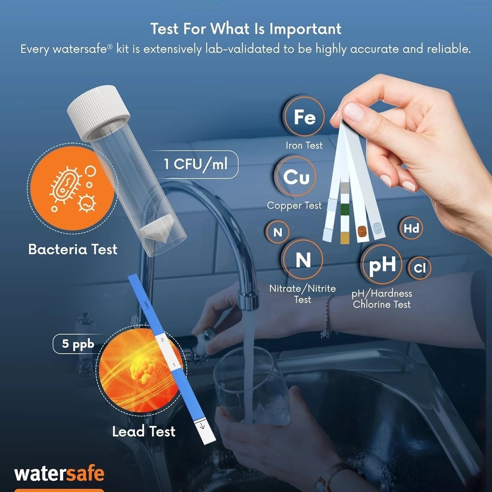 Reliable Water Testing Kit - Detects 9 Key Contaminants