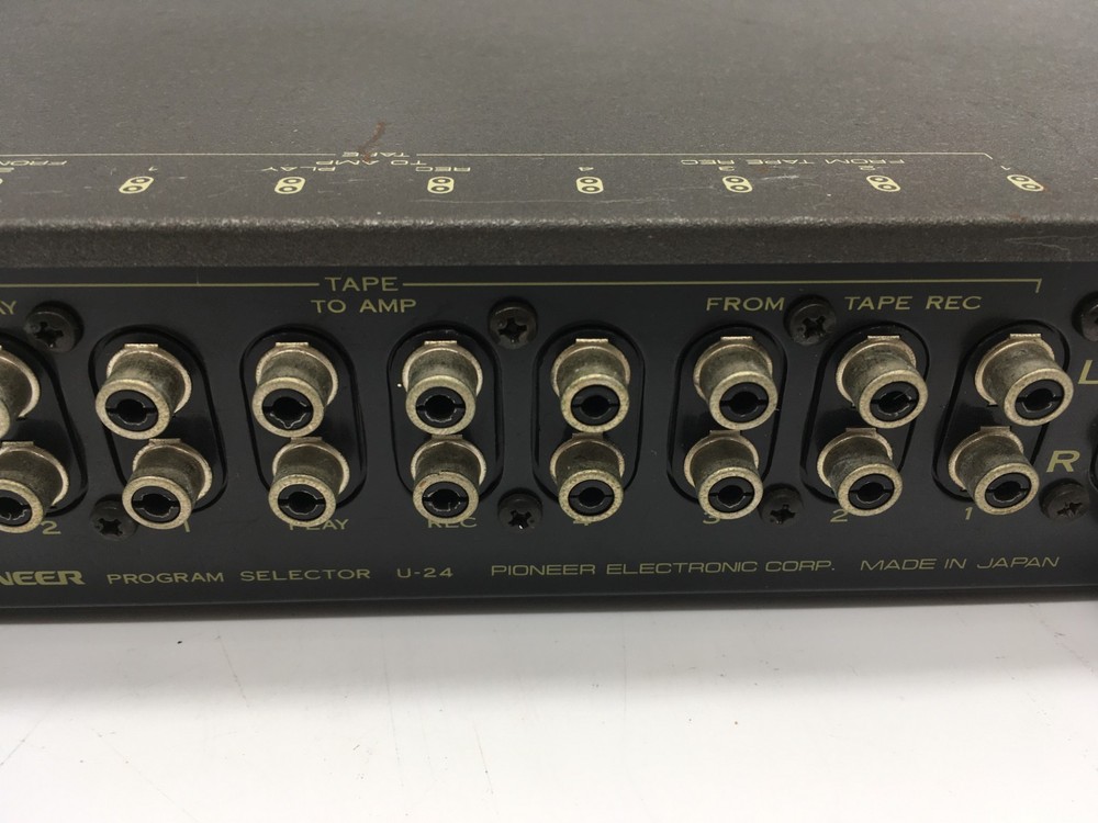 Pioneer U-24 Passive Type Multi-Function Audio Program Selector Tested Working