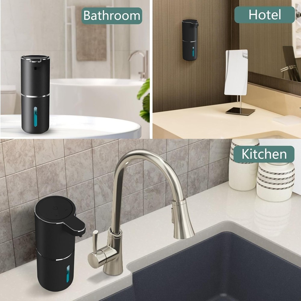Automatic Touchless Liquid Soap Dispenser 13.5oz USB Rechargeable Electric Pump