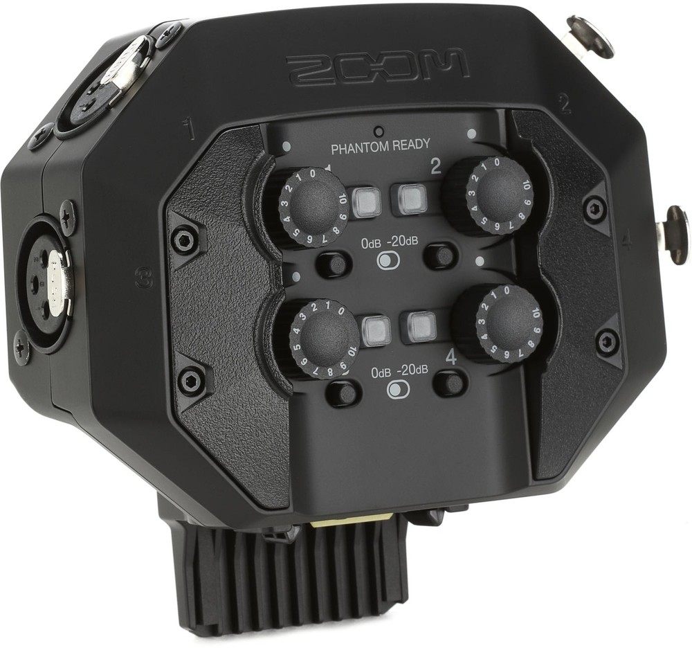 Zoom EXH-8 4-channel XLR Capsule for H8 (2-pack) Bundle