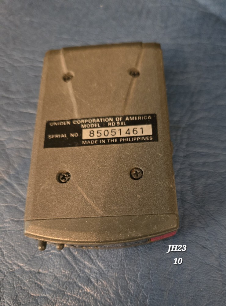 Vintage Uniden Radar Detector. UNTESTED