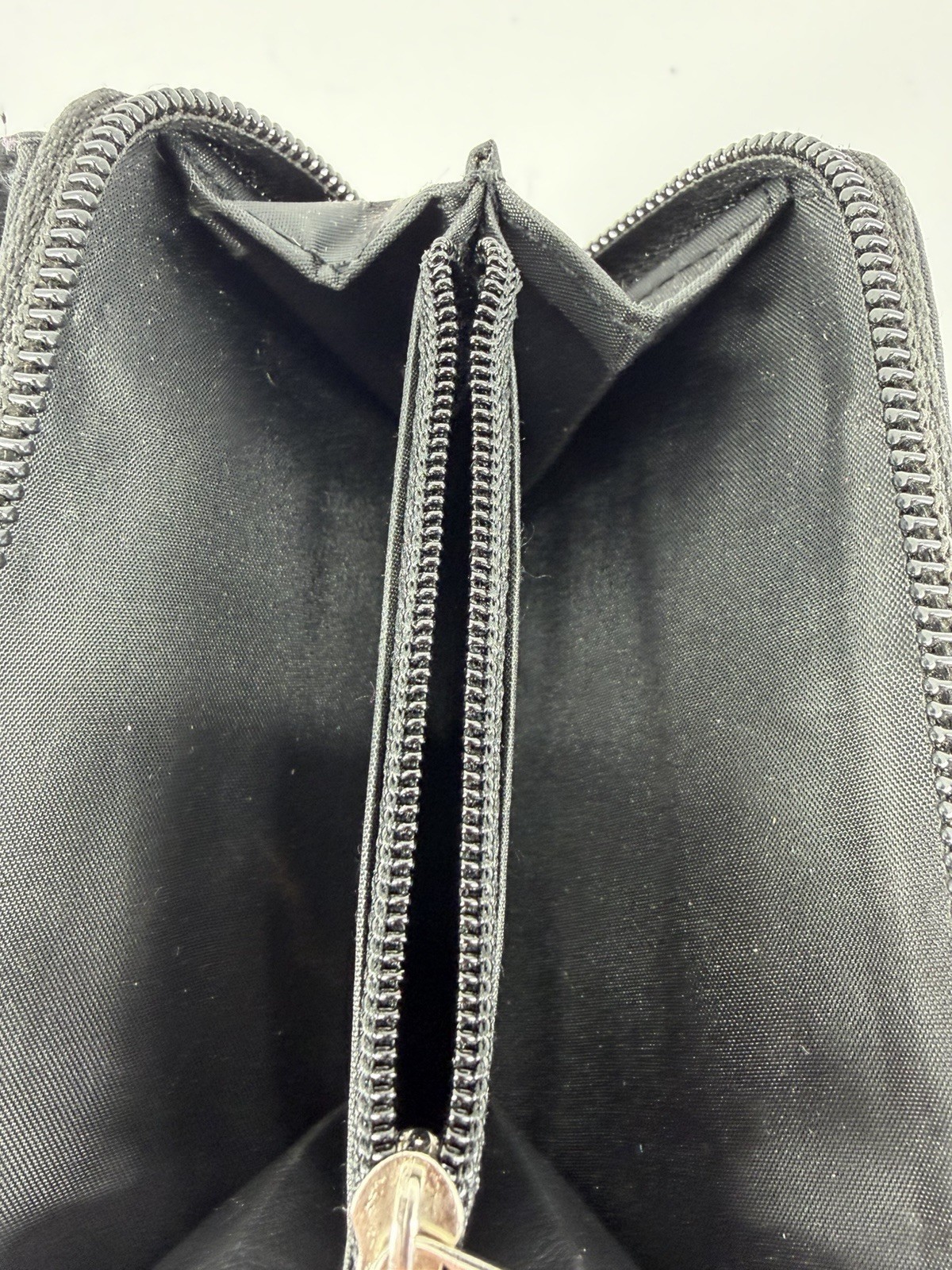 Vintage Disney Tinkerbell Small Black Cloth Wallet (see Description)