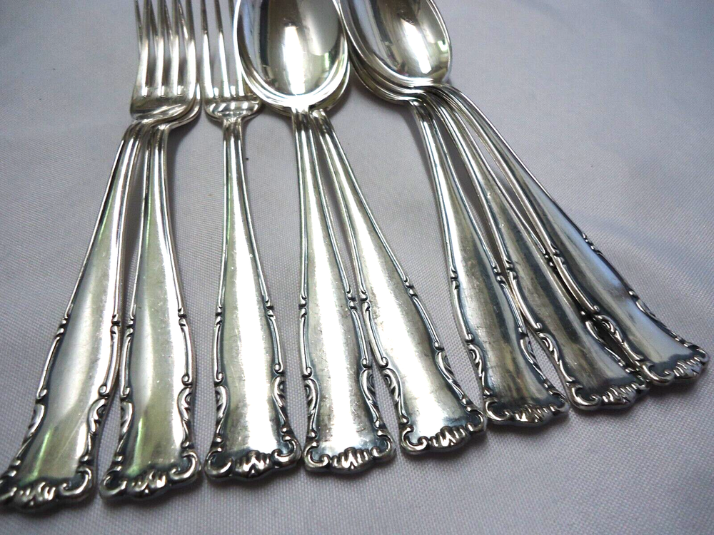 PRUNUS 90 SILVERPLATE SPOON,FORKS 8-PIECES
