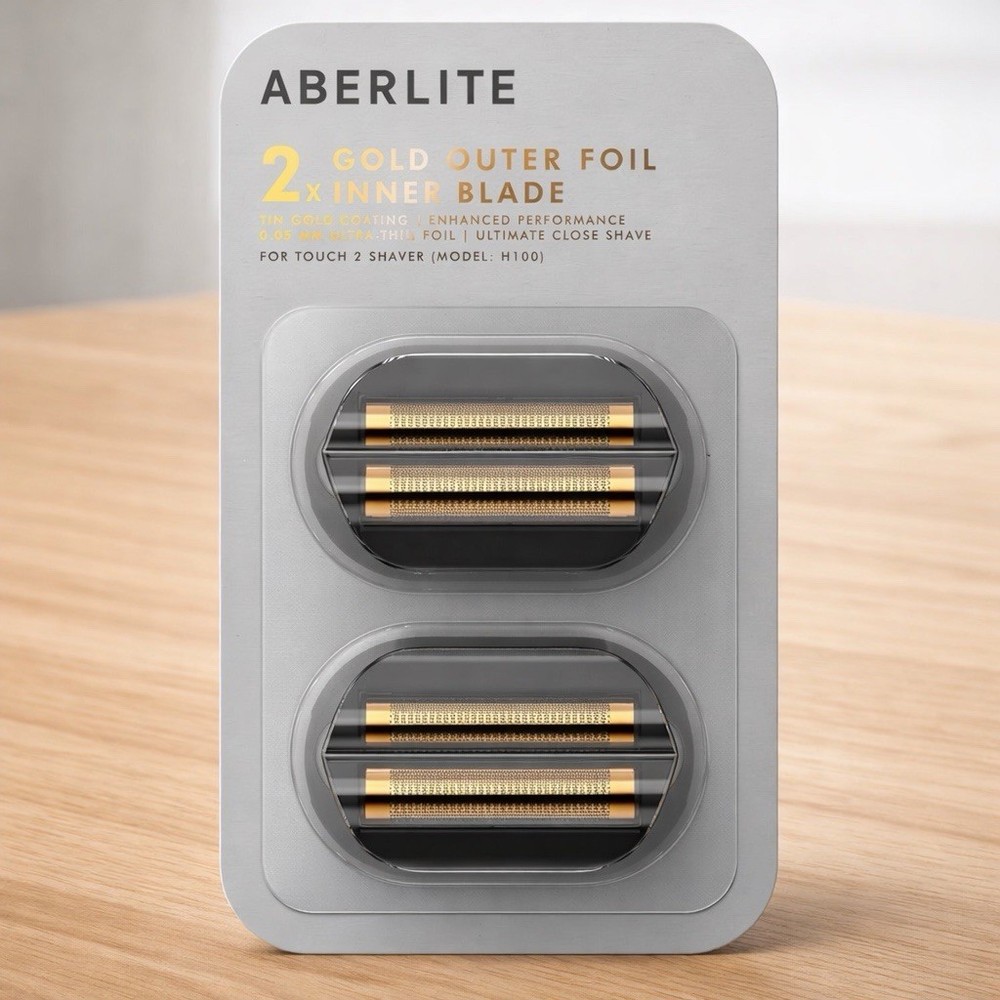 Aberlite Touch 2 Foil Head Shaver Replacement Inner Blade + Outer Foil Set