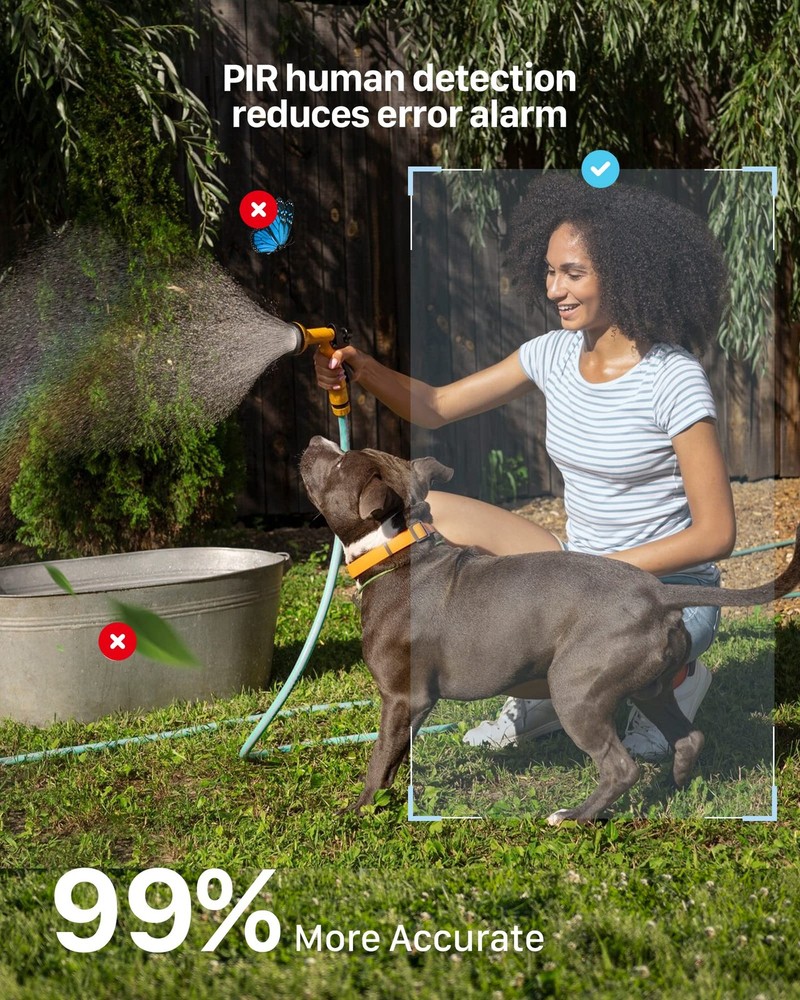 2K Outdoor Wireless Security Camera – Battery Powered WiFi Camera,Easy Install