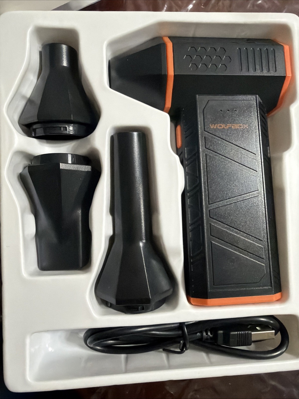 WOLFBOX MF50 Electric Air Duster Super Power Turbo Fan for Outdoor & Car SEALED