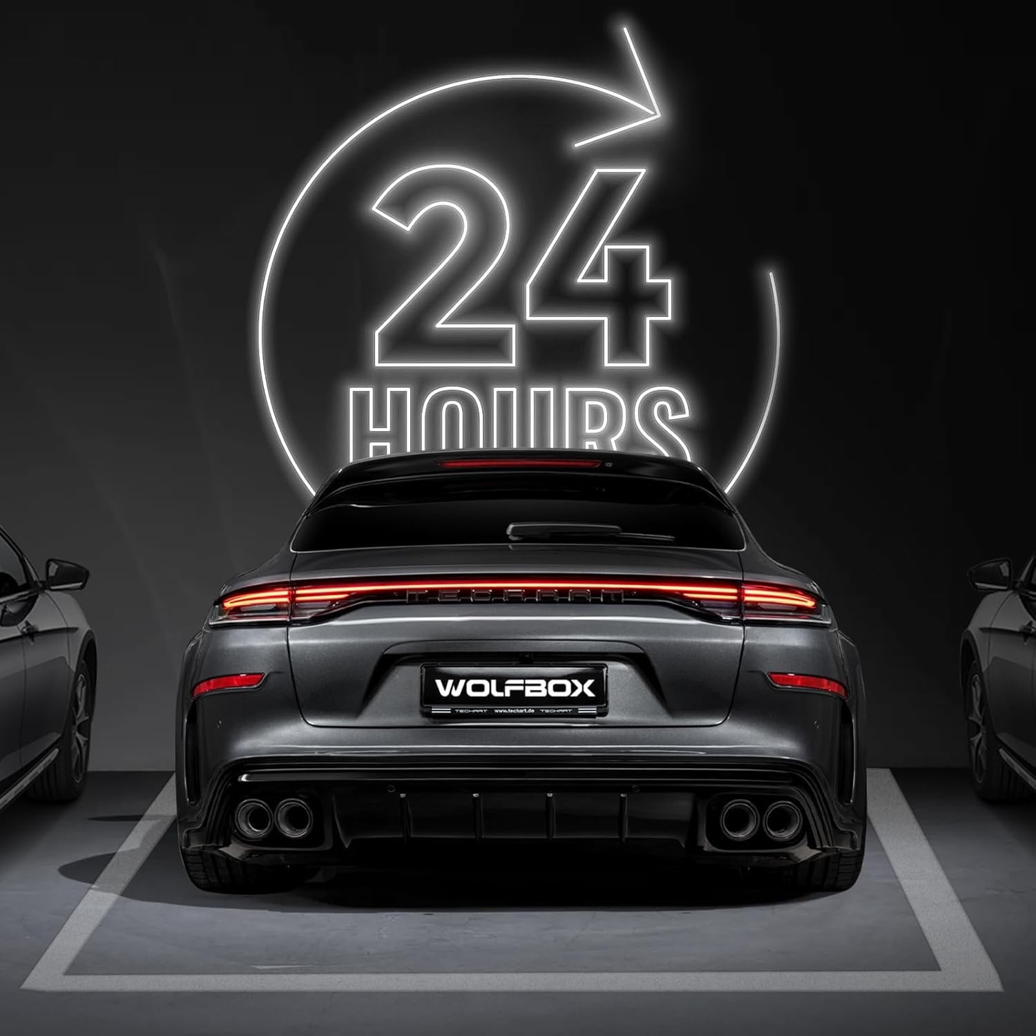 WOLFBOX USB-C 4A Hardwire Kit for Parking Mode 11.48ft with Battery Protection