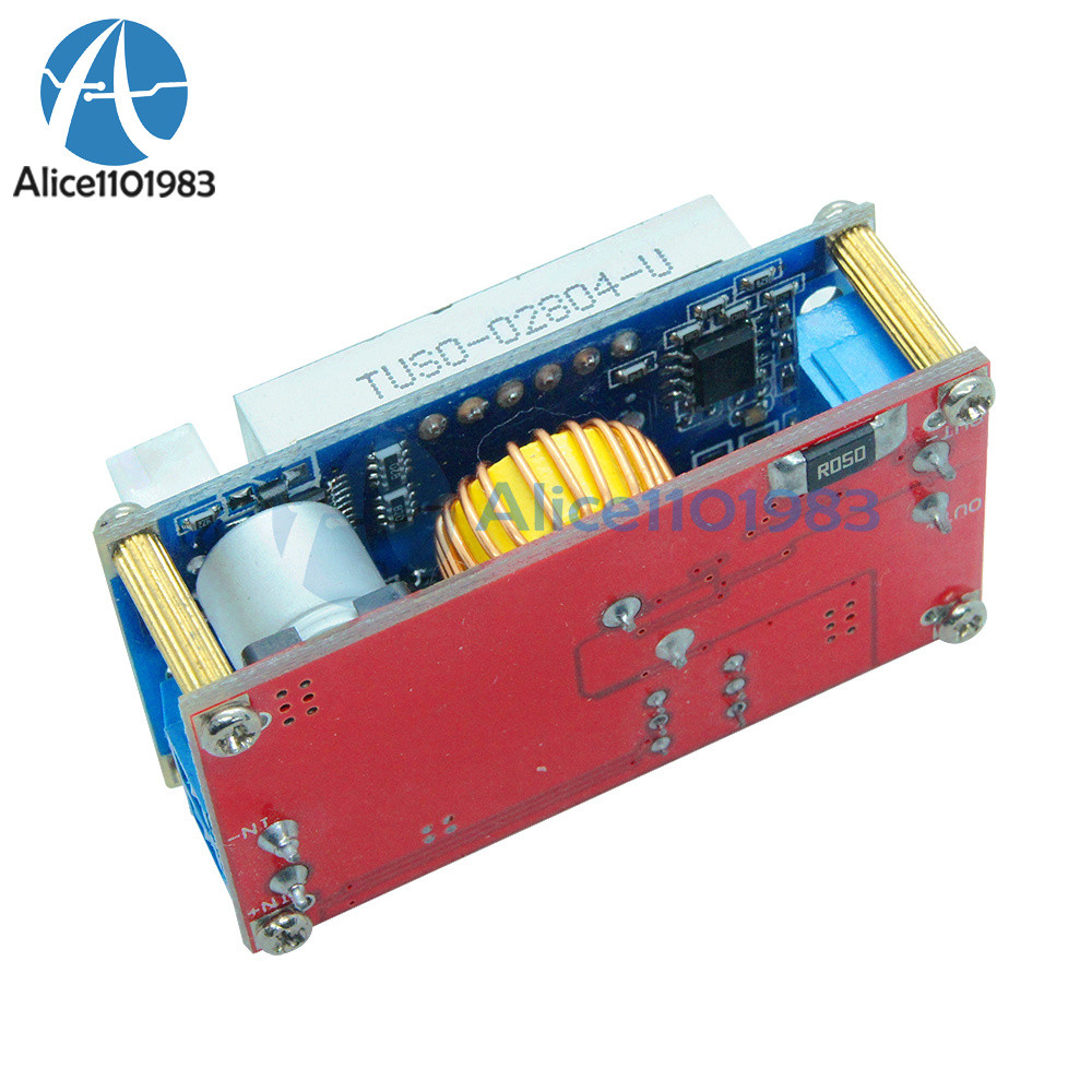 Blue/Red 5A CC/CV Adjustable Step Down Charge LED Panel Voltmeter Ammeter Module