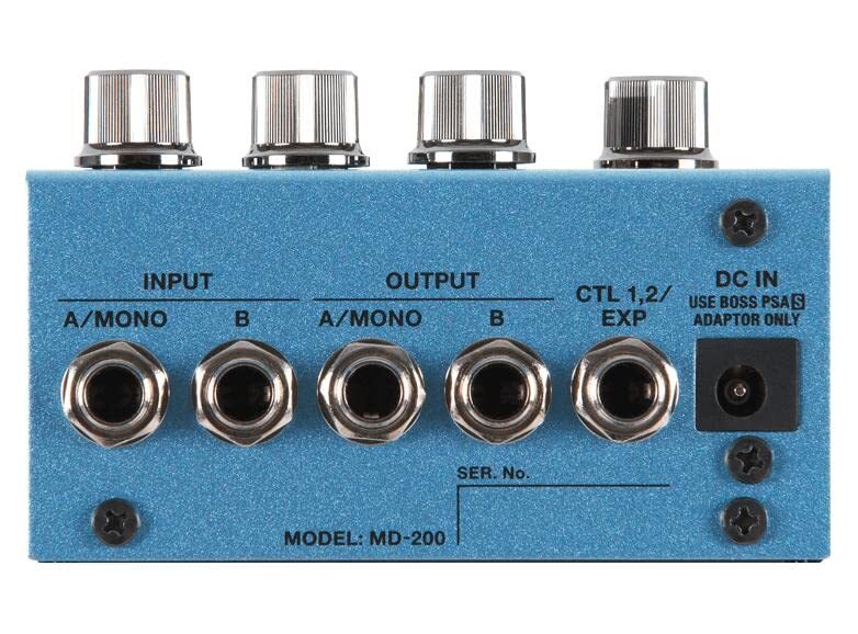 Boss MD-200 Modulation Guitar Effector Pedal Blue Compact Size Simple operation
