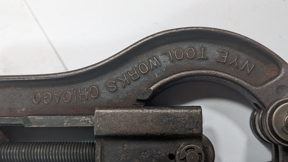 Pipe Cutting Tool Barnes Type NYE Tool Works Chicago Large No. 4