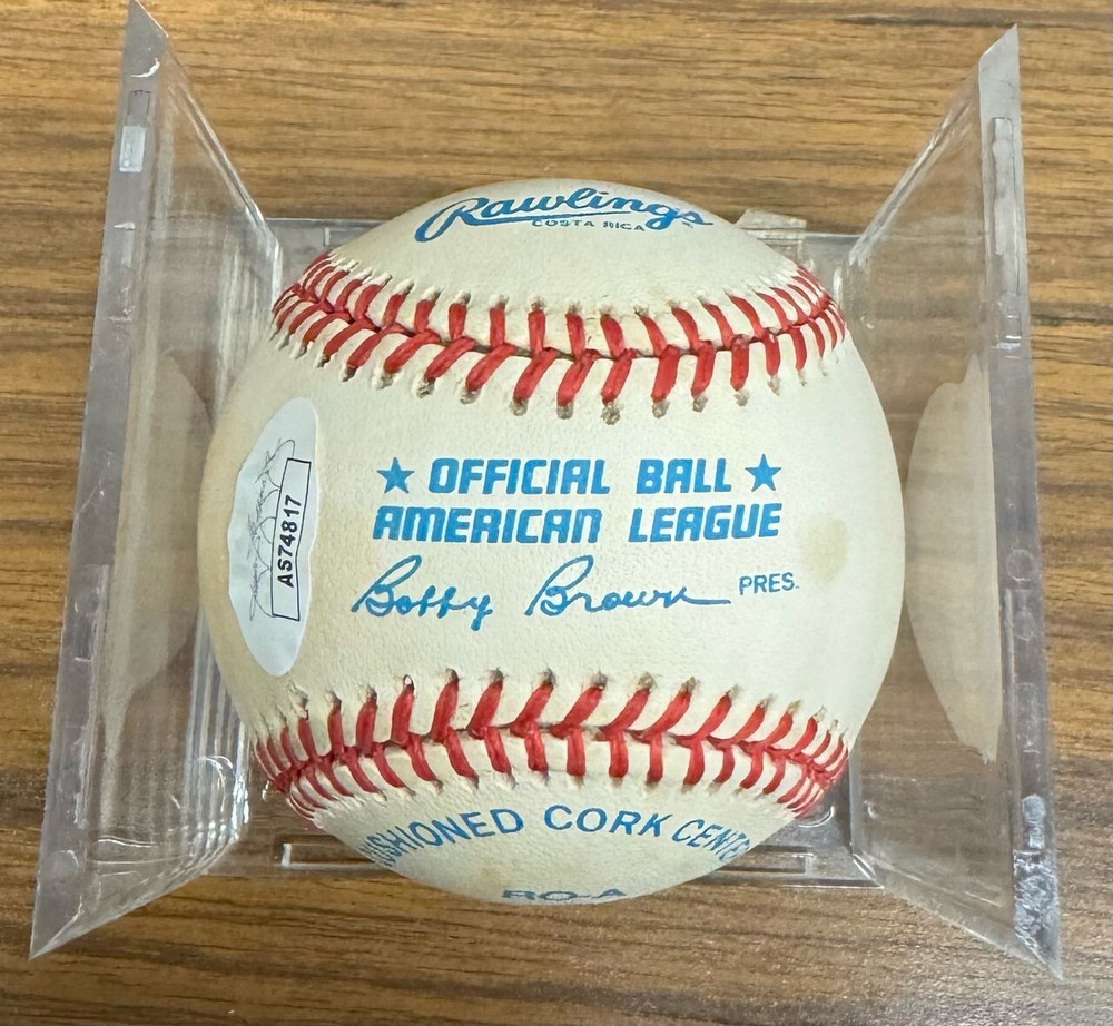 Dutch Meyer Signed Autographed Rawlings OAL Baseball JSA