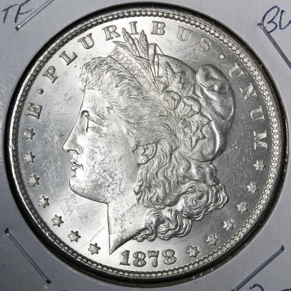 1878 7TF Morgan Silver Dollar GEM BU *UNCIRCULATED* MS E371 TTBM