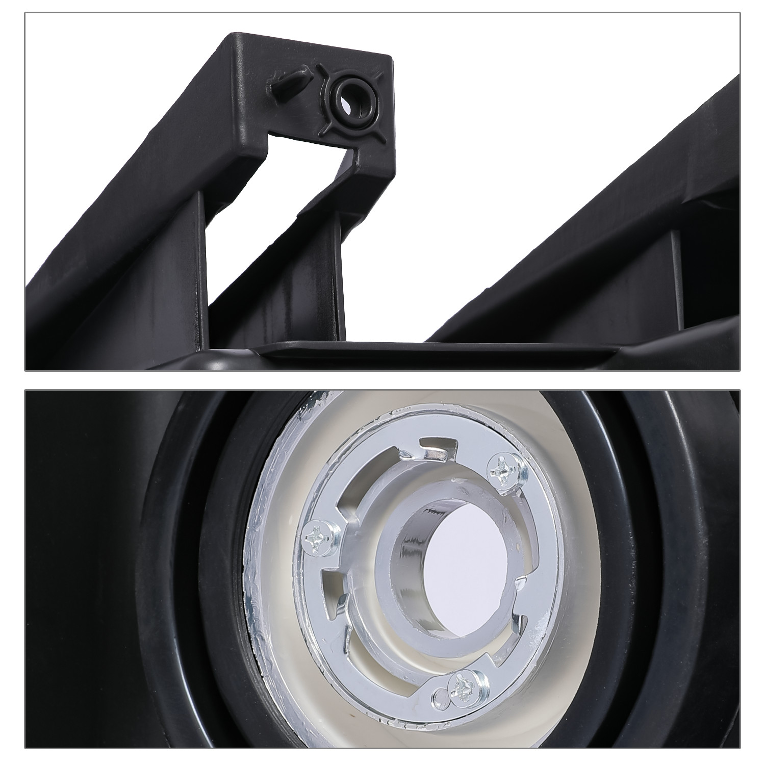 L+R Headlight Bumper Lamp for 2004-2012 Chevy/GMC Colorado/Canyon Black/Clear