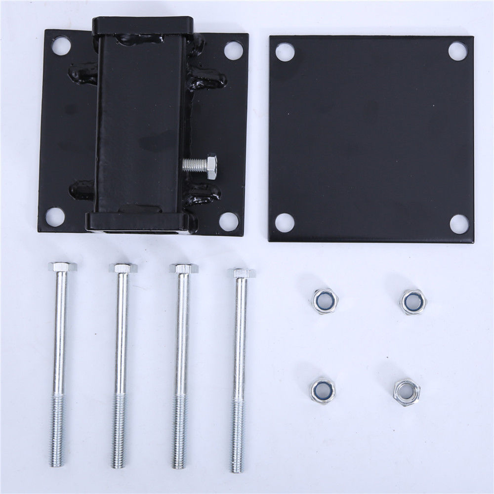 4''- 4.5" Square RV Bumper Receiver Adapter 2'' Hitch Mount Bike Rack Carrier