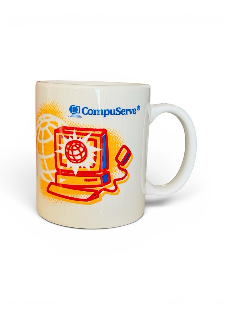 Vintage Computer Computer IT MAC  PC Logo Collectible Coffee Mug