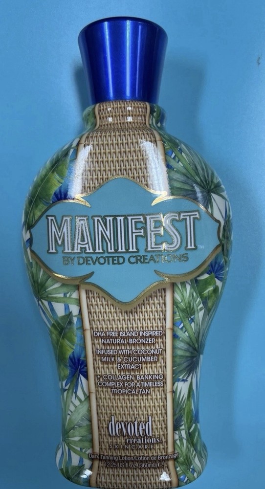 Manifest Tanning Lotion/ Devoted/ NEW