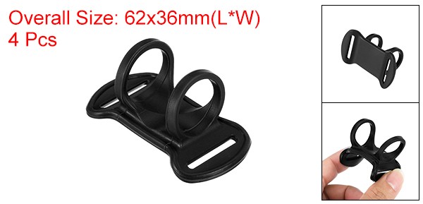 4Pcs Headlamp Flashlight Holder Silicone Soft High Elastic Stand