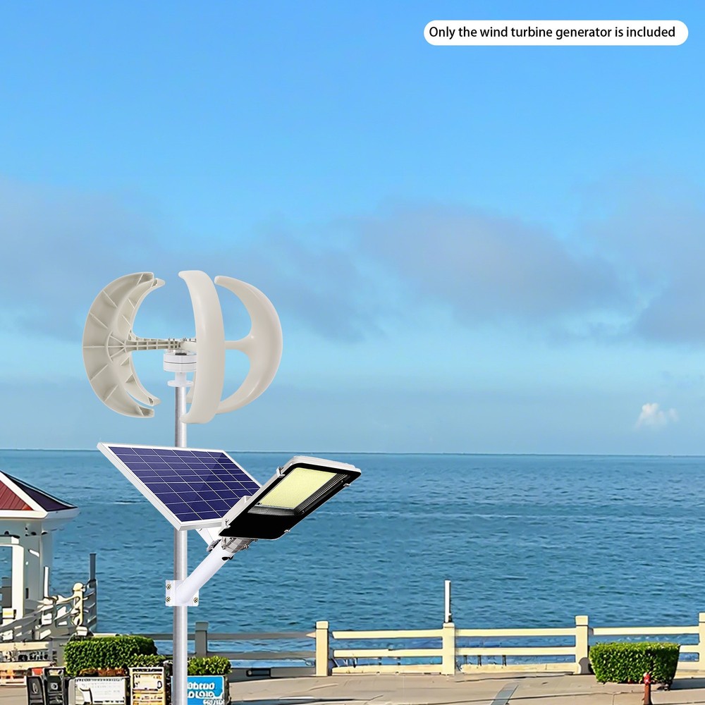 600W 24V Vertical Axis Wind Power Turbine Generator Controller Home Windmill