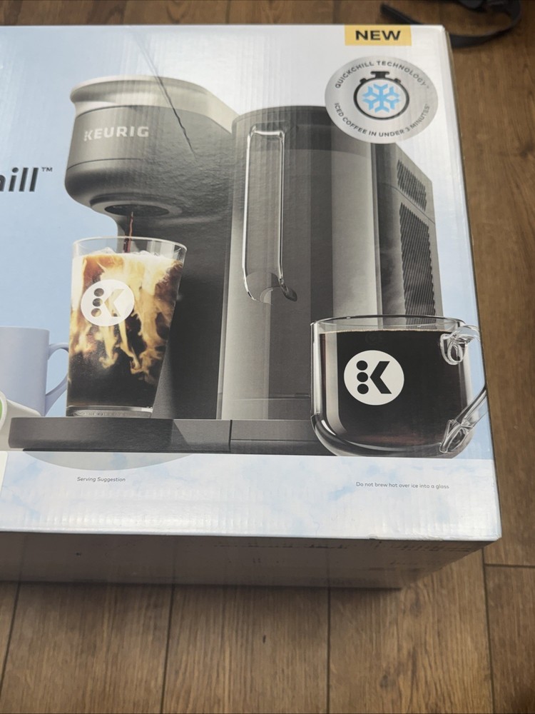 Keurig K-Brew + Chill Coffee Maker New Edition ( Black )