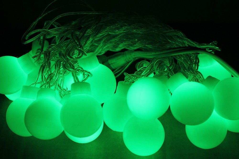 16.5 Foot 20 G40 LED Globe string light Outdoor Globe Patio String Lights