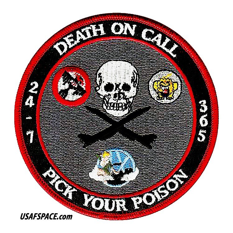 USAF B-1B Lancer STEALTH-DEATH ON CALL-AFGSC-DYESS AFB, TX-ORIGINAL VEL PATCH