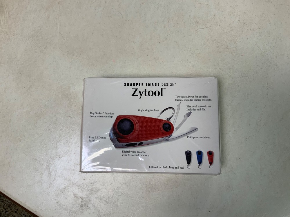 Vintage Zytool Voice Recorder Multi-Tool by Sharper Image - Blue