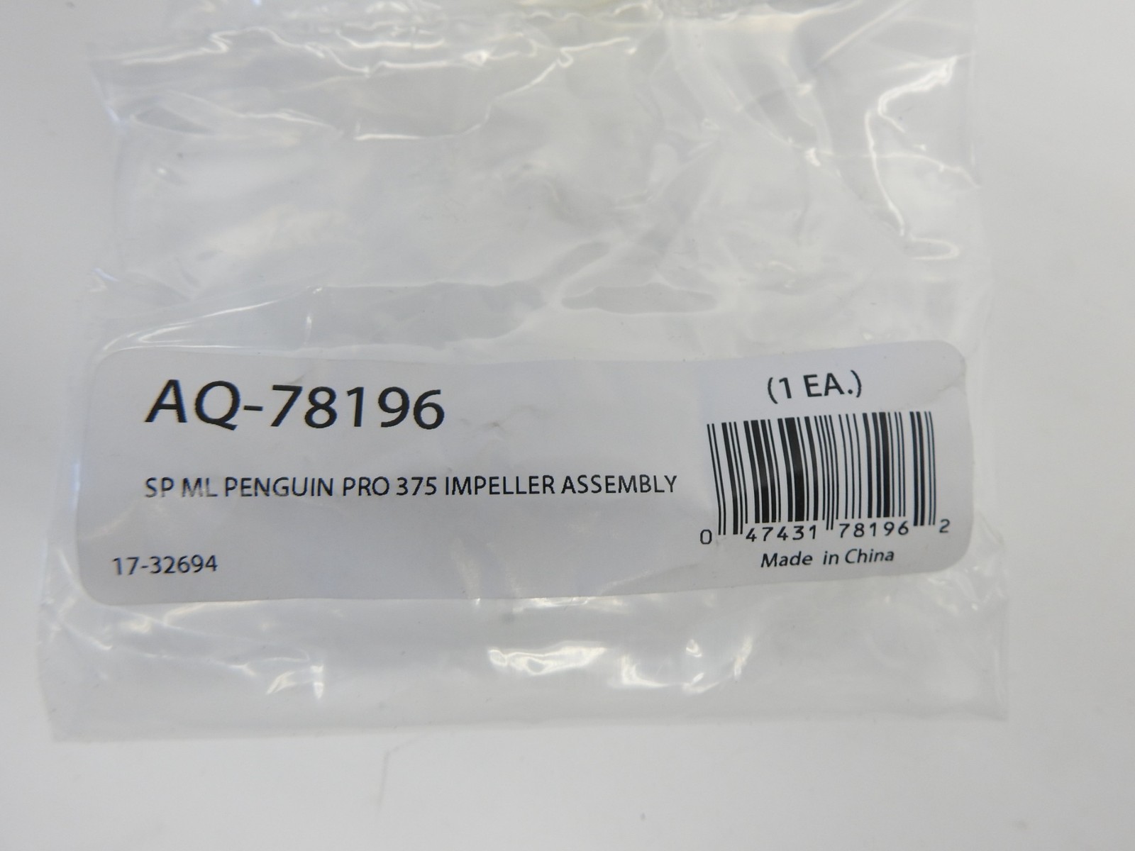 OEM Marineland Penguin Pro 375 Power Filter Replacement Impeller Part# AQ-78196