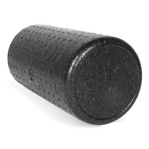 Black Composite High-Density Foam Rollers for Muscle 6" x 12" Round