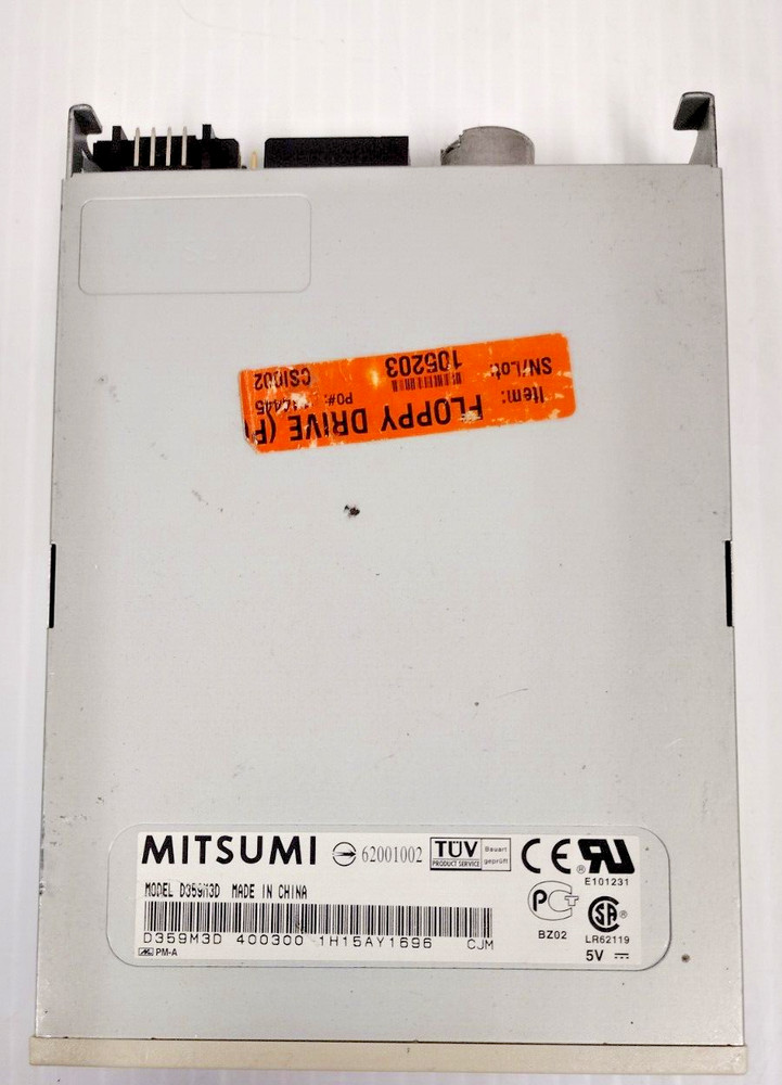 Mitsumi 3.5" Floppy Disk Drive D359M3D Beige Bezel
